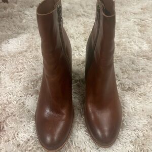 Kork-Ease Rich Brown Heeled Boots